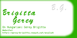 brigitta gerey business card